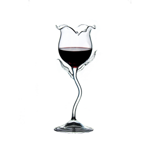 Wine in Rose Wine Glass